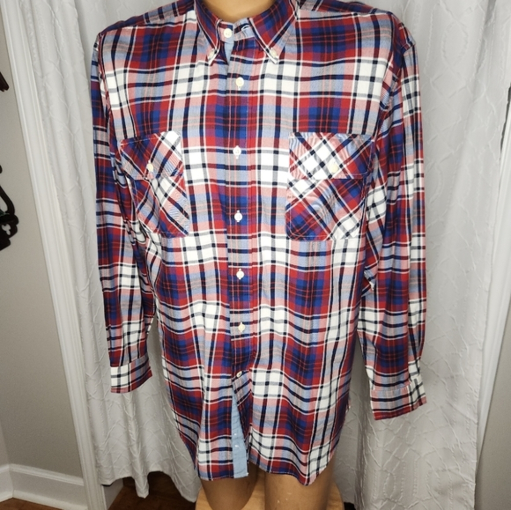 Mens Nautica Made in Mauritius Long Sleeve Shirt XL